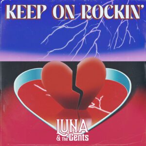 LUNA & The Gents performing Keep On Rockin’, a raw and authentic live-studio single that blends grit, protest, and the spirit of real rock.